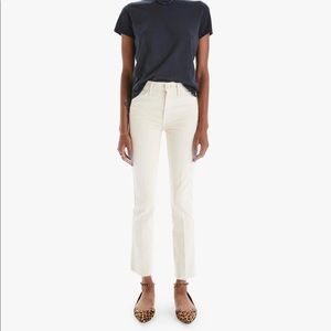High Waisted Rascal Ankle Fray: Mother Denim